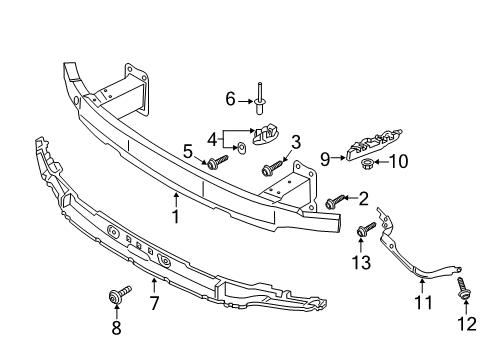 2022 Audi S7 Sportback Bumper & Components - Front