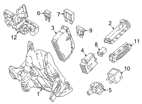 2018 Audi SQ5 Fuse & Relay Diagram 1