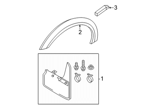 2022 Audi A6 allroad Exterior Trim - Fender