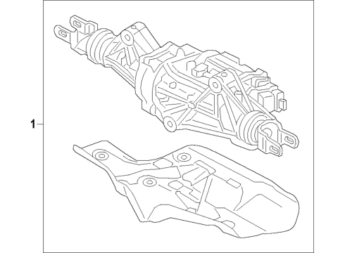 2023 Audi A7 Sportback Steering Column & Wheel, Steering Gear & Linkage