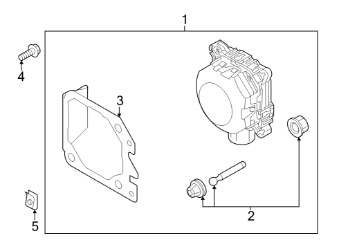 2022 Audi S8 Electrical Components - Front Bumper Diagram 5