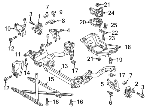 2015 Audi allroad Engine & Trans Mounting