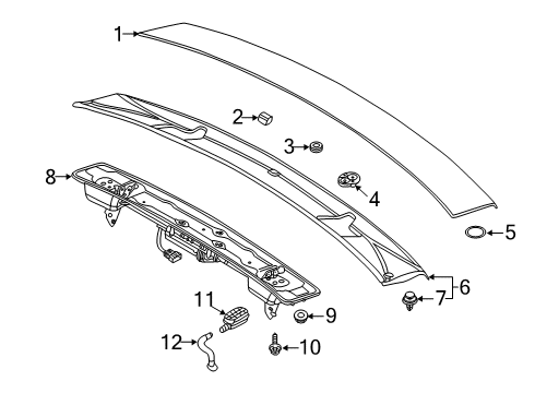 2023 Audi A7 Sportback Rear Spoiler