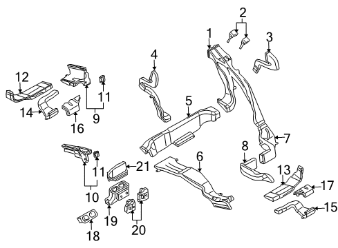 2013 Audi Q7 Ducts