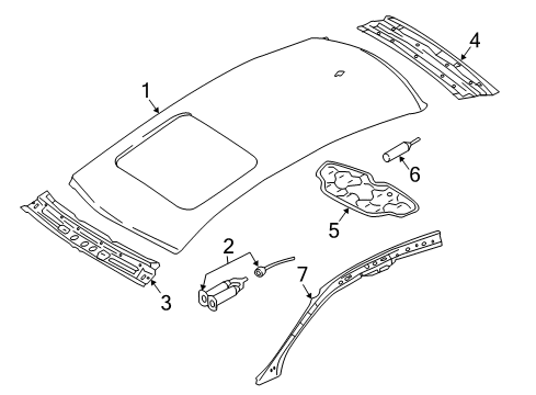 2021 Audi S4 Roof & Components