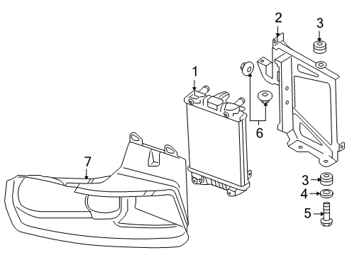 2010 Audi S5 Radiator & Components