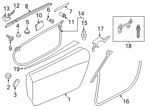 2015 Audi R8 Door & Components