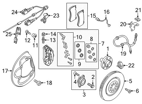 2016 Audi A7 Quattro Front Brakes Diagram 5