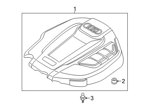 2018 Audi Q5 Engine Appearance Cover