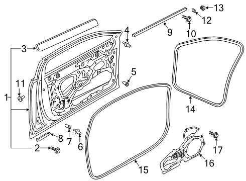 2020 Audi A6 Quattro Front Door