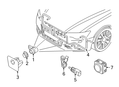 2016 Audi A6 Automatic Temperature Controls Diagram 2