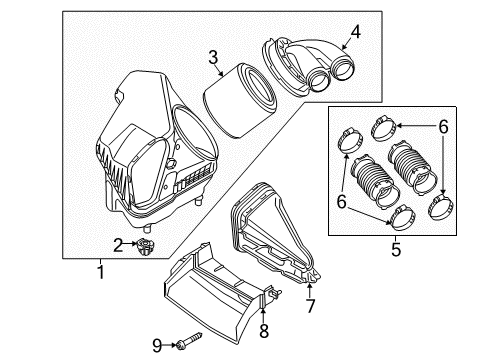 2014 Audi S6 Air Intake