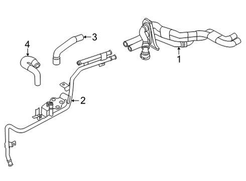 2021 Audi RS7 Sportback Hoses, Lines & Pipes Diagram 2