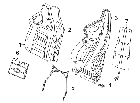 2013 Audi RS5 Heated Seats Diagram 1