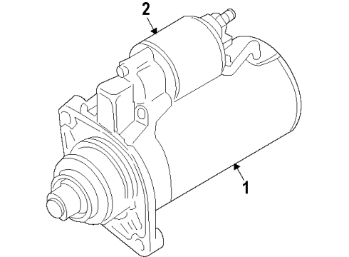 2008 Audi A4 Starter