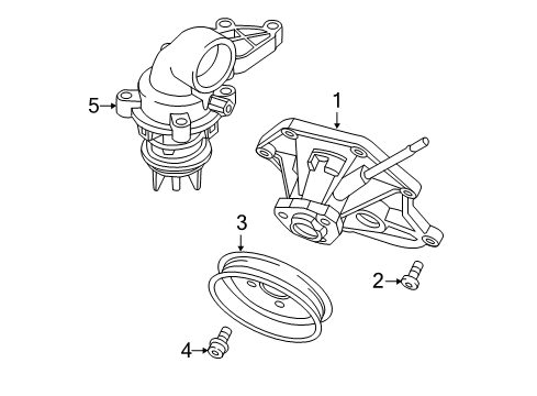 2017 Audi S5 Water Pump Diagram 4