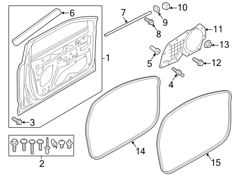 2024 Audi Q8 e-tron Door & Components