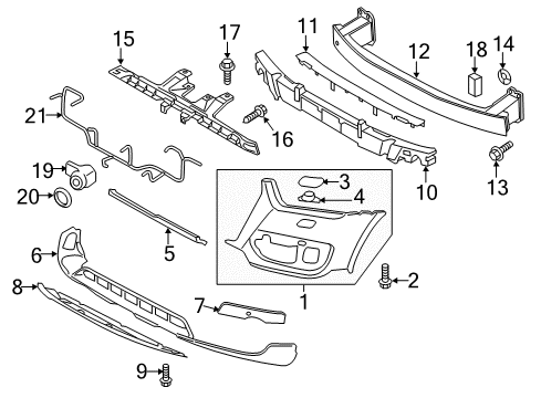 2015 Audi Q3 Quattro Front Bumper