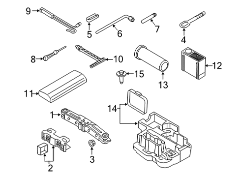 2022 Audi A6 allroad Jack & Components