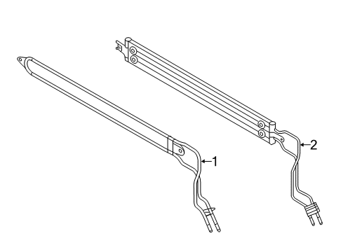 2014 Audi A8 Quattro Oil Cooler Diagram for 4H0-422-885-E