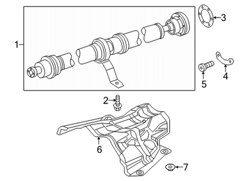 2022 Audi RS5 Drive Shaft - Rear