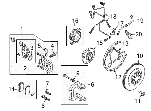 2010 Audi Q5 Rear Brakes