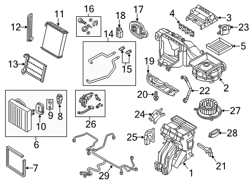 2015 Audi A3 A/C & Heater Control Units Diagram 3