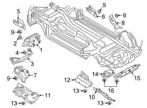 2021 Audi Q8 Heat Shields