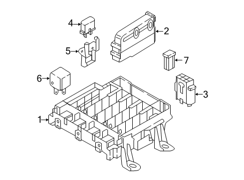 2023 Audi Q7 Fuse & Relay