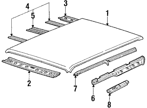 1986 Audi Coupe Roof & Components