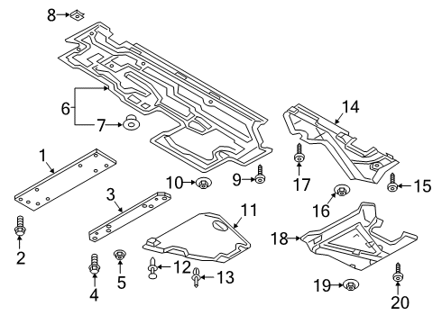 2020 Audi A8 Quattro Covers & Shields - Pillars, Rocker & Floor