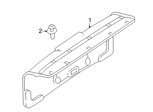 1998 Audi A6 Quattro Interior Trim - Trunk Lid