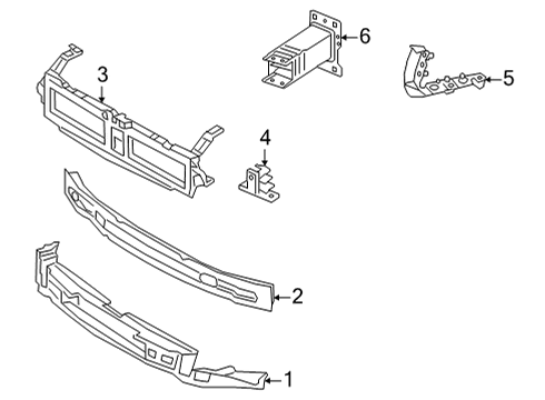 2022 Audi RS5 Bumper & Components - Front