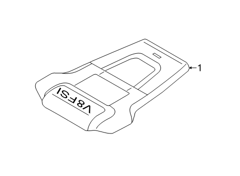 2015 Audi R8 Engine Appearance Cover Diagram 1