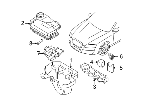 2006 Audi A6 Quattro Fuse & Relay Diagram 2