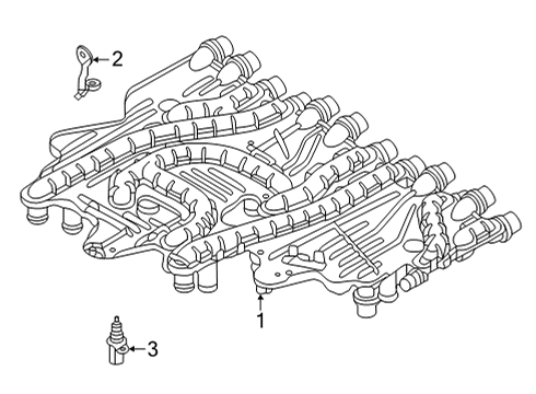 2022 Audi e-tron GT Hoses & Lines Diagram 3