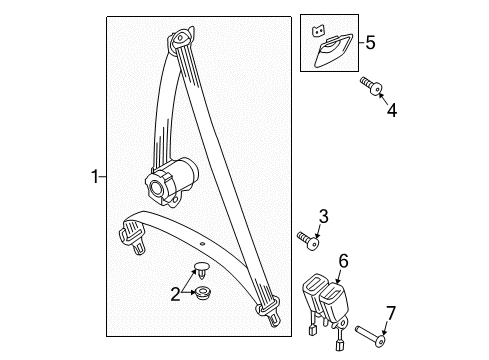 2023 Audi Q7 Seat Belt