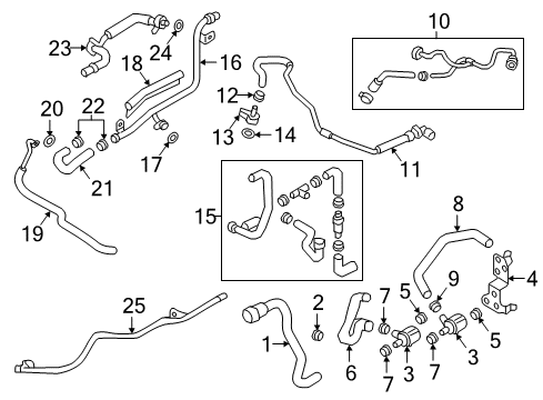 2017 Audi A4 allroad Hoses, Lines & Pipes