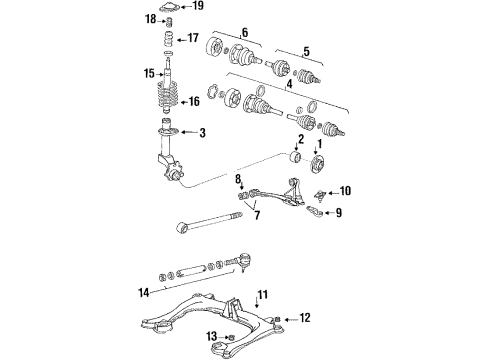 1985 Audi 4000 Rear Suspension