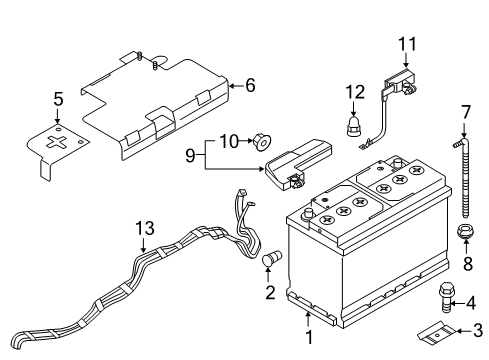 2018 Audi RS7 Battery