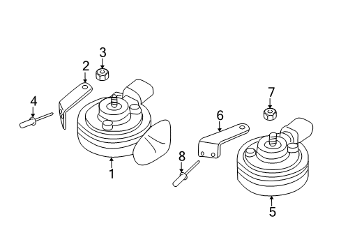 2014 Audi A4 Horn