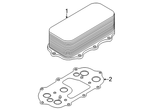 2023 Audi SQ7 Engine Oil Cooler