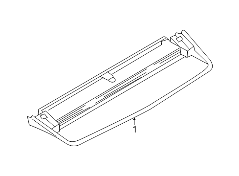 2013 Audi RS5 High Mount Lamps Diagram 2