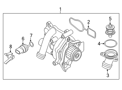 2012 Audi TT Quattro Water Pump Diagram 4