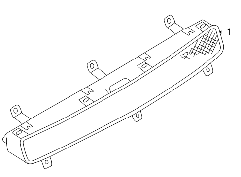 2009 Audi S4 High Mount Lamps