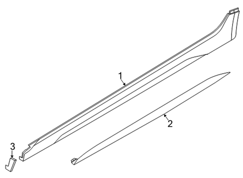 2021 Audi RS6 Avant Exterior Trim - Pillars