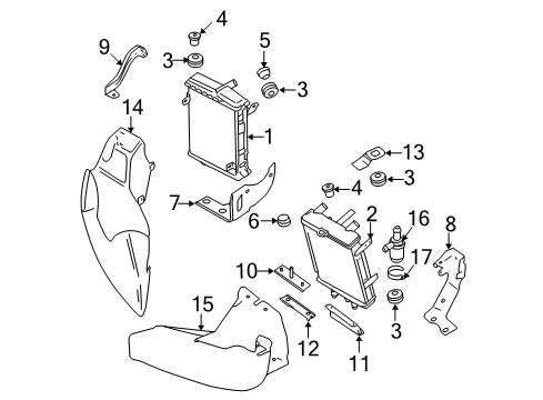 2005 Audi S4 Auxiliary Pump Diagram for 8E0-965-559