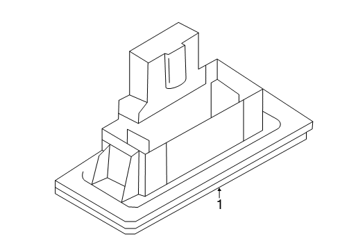 2022 Audi Q3 License Lamps