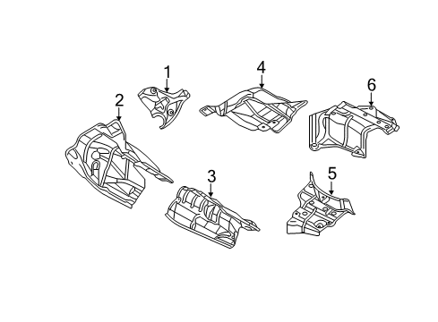 2010 Audi Q5 Heat Shields