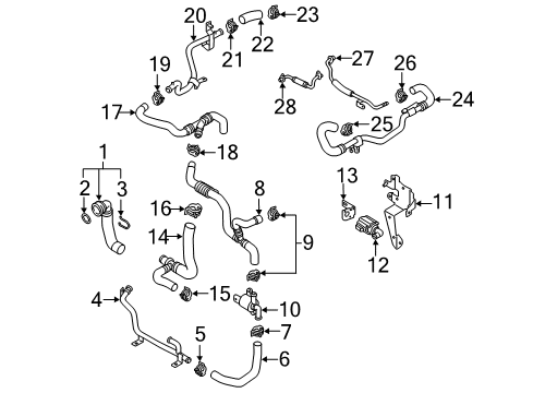 2020 Audi TT RS Quattro Auxiliary Pump Diagram for 07K-965-561-B